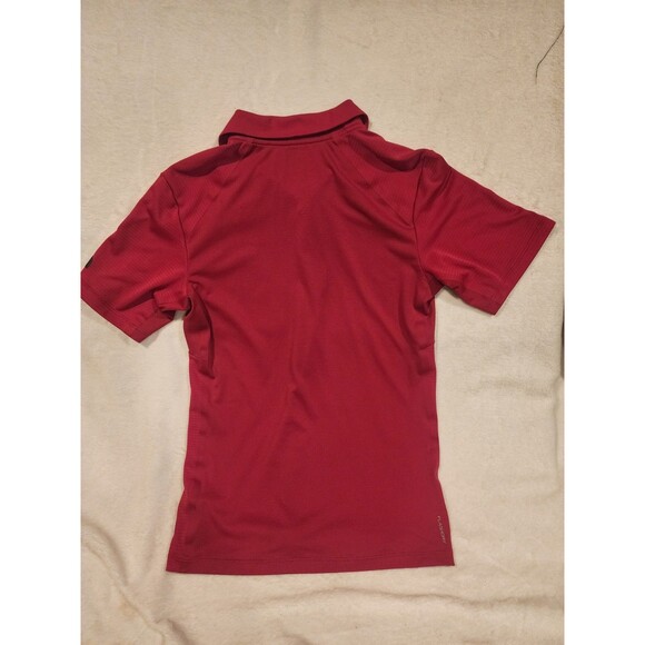 The North Face Red Polo Flashdry Short Sleeve Mens Small - Picture 3 of 8
